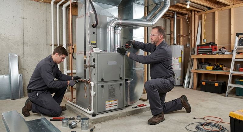 Forced Air Heating System Installation