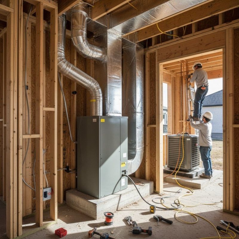 Forced Air Heating System Installation